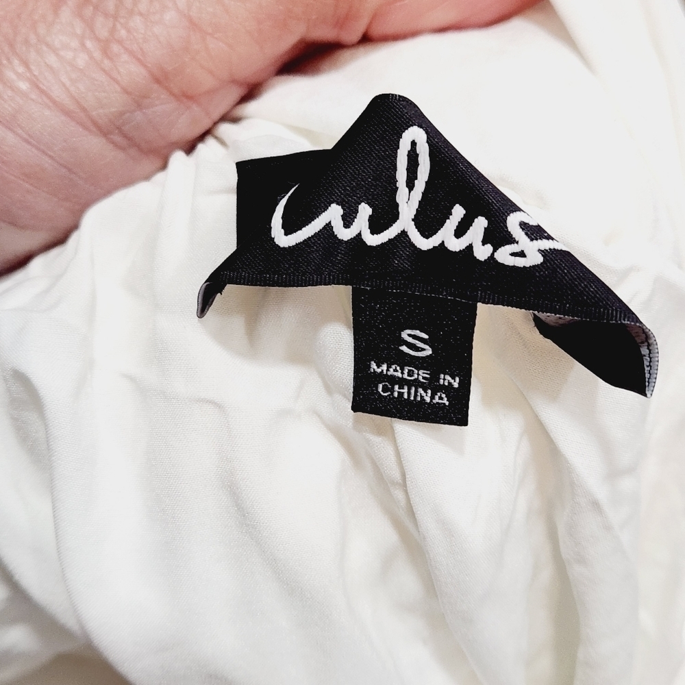 Lulu's From This Day Forward Ivory Beaded Romper Size: S - Picture 13 of 15